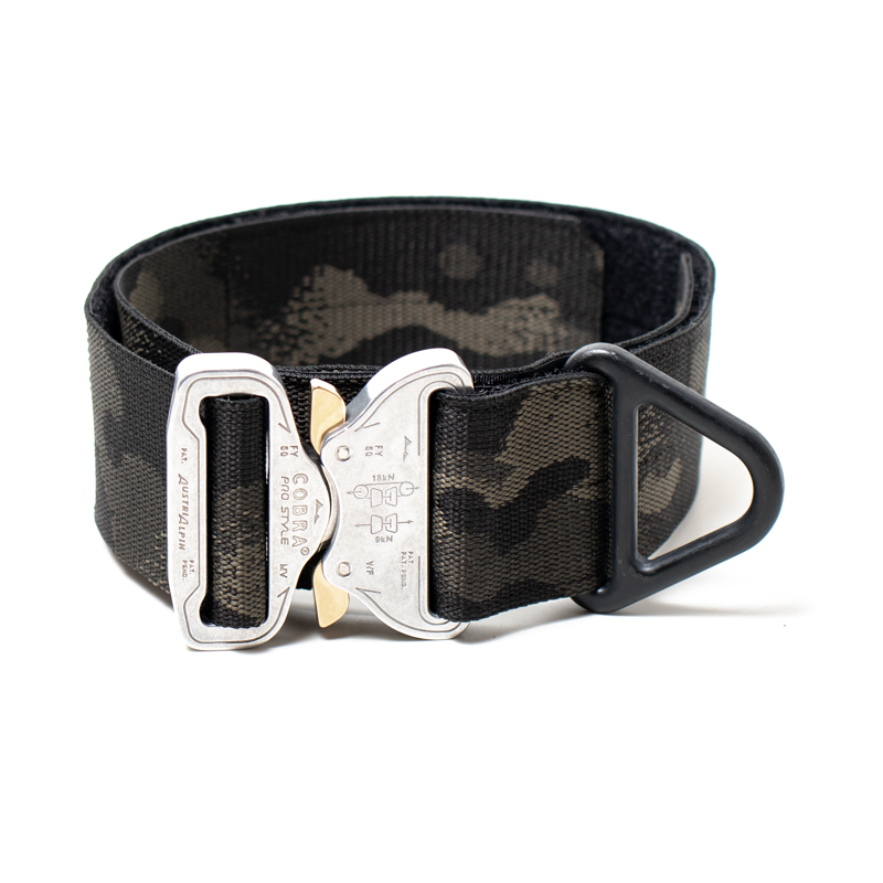 Custom Halsband 50mm Multicam Black G1 38 - 47cm | Schnalle : Cobra Schwarz