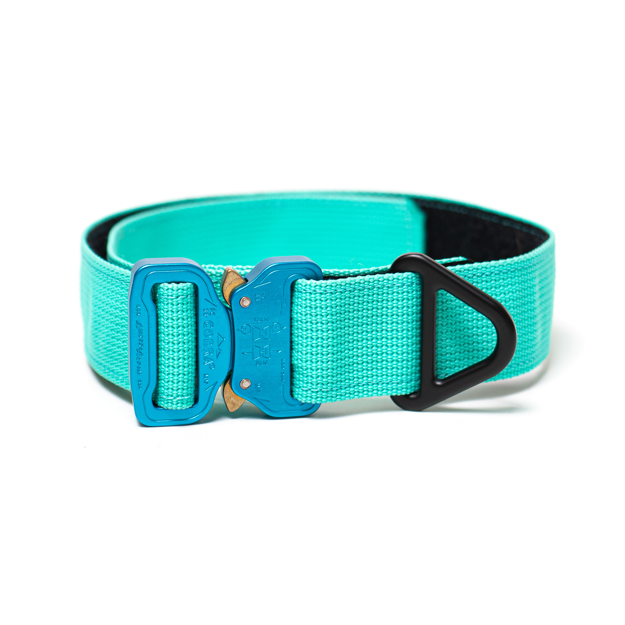 Custom Halsband 40mm Mint G4 58 - 65cm | Schnalle : Cobra Oliv
