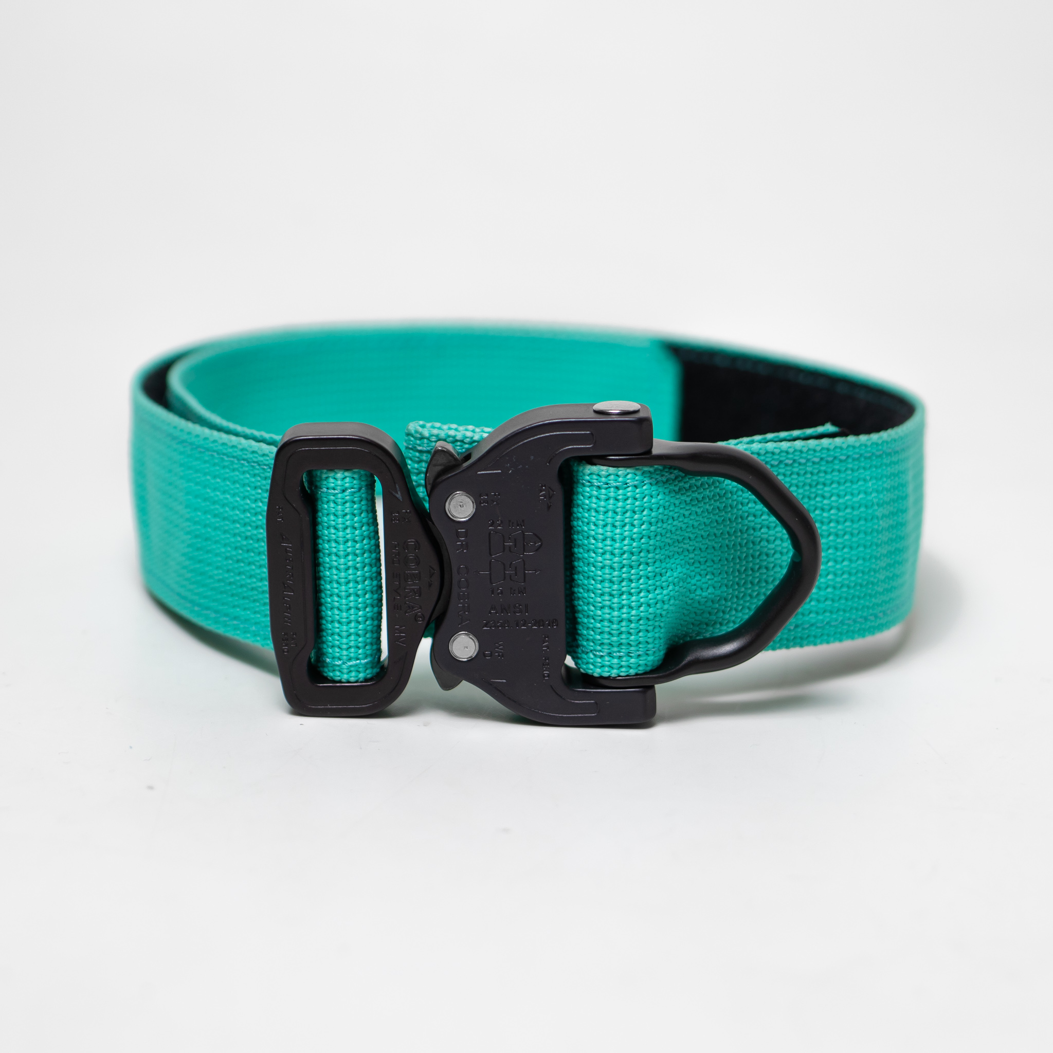 Custom Halsband 40mm Mint G4 58 - 65cm | Schnalle : Cobra Oliv