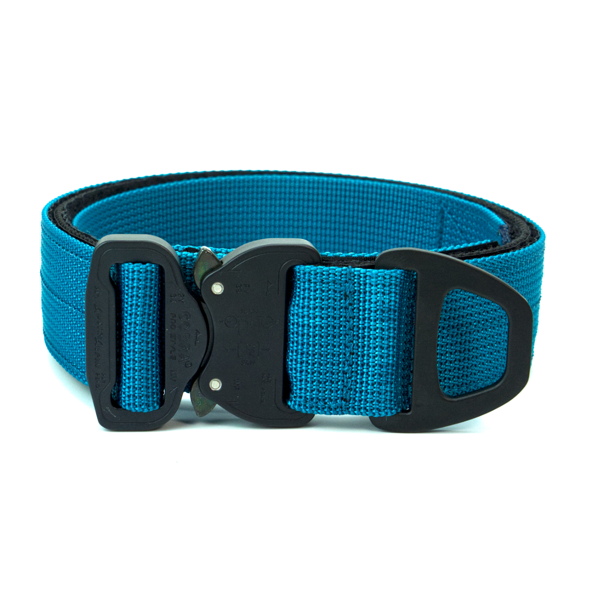 Custom Halsband 40mm Petrol G1 38 - 47cm | Schnalle : Cobra Oliv