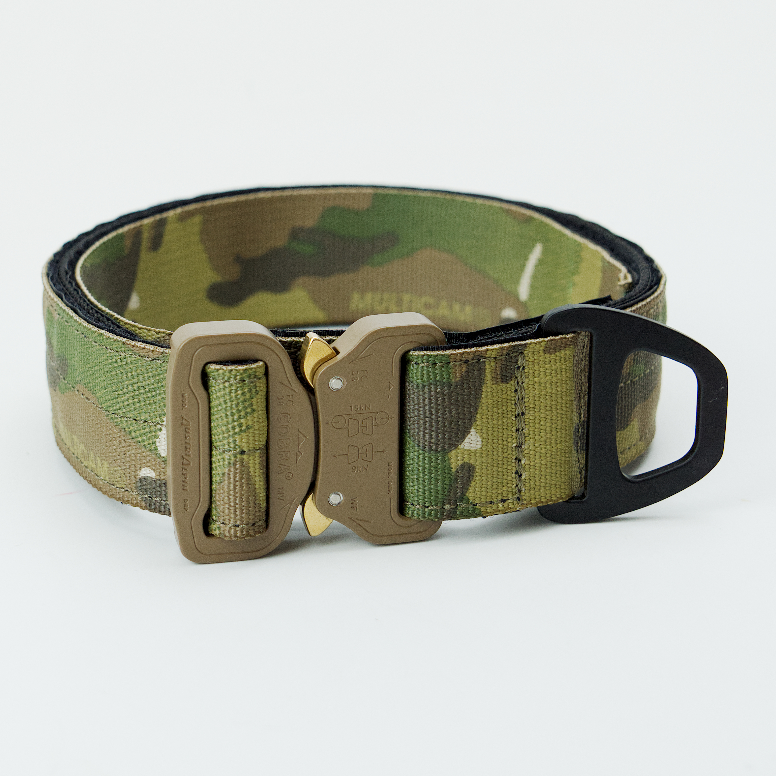 Custom Halsband 40mm Multicam Green G3 52 - 59cm | Schnalle : Cobra Blau
