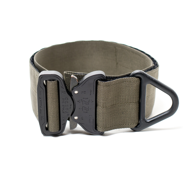 Custom Halsband 50mm Oliv G1 38 - 47cm | Schnalle : Cobra Oliv