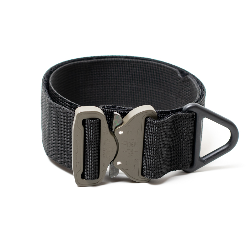 Custom Halsband 50mm Black G4 58 - 65cm | Schnalle : Cobra Oliv