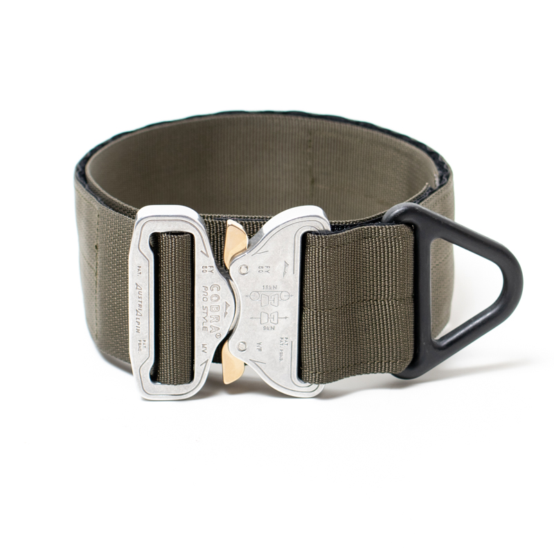 Custom Halsband 50mm Oliv G1 38 - 47cm | Schnalle : Cobra Oliv