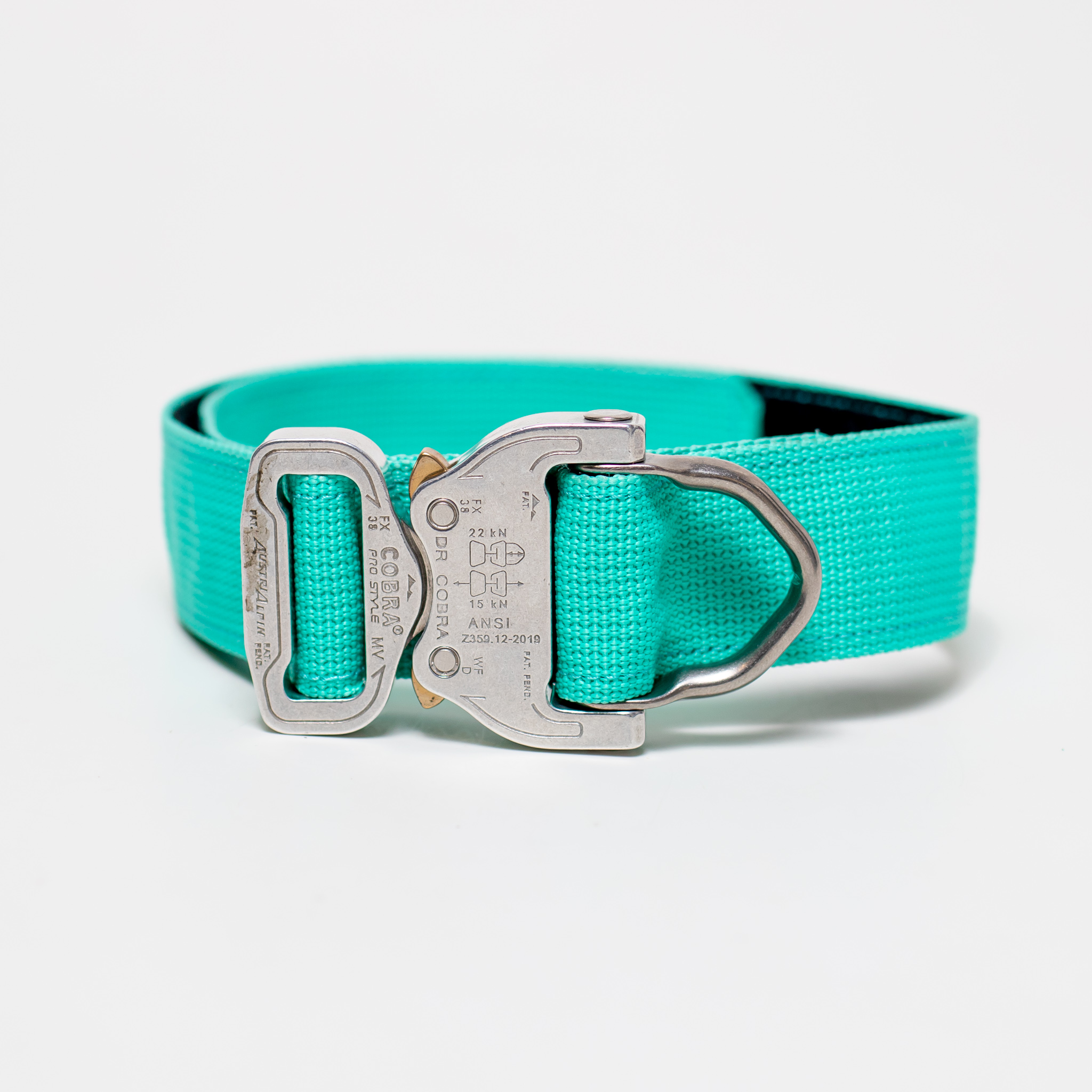 Custom Halsband 40mm Mint G4 58 - 65cm | Schnalle : Cobra Oliv