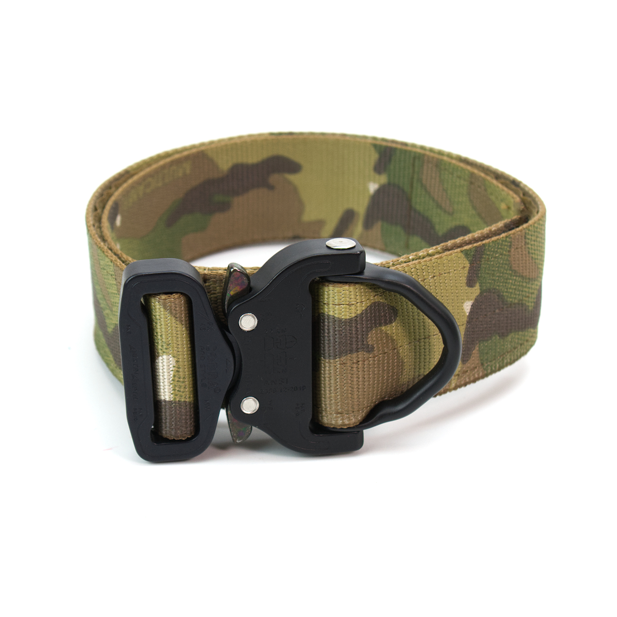 Custom Halsband 45mm Multicam Green G2 46 - 53cm | Schnallen : D Ring Cobra Oliv