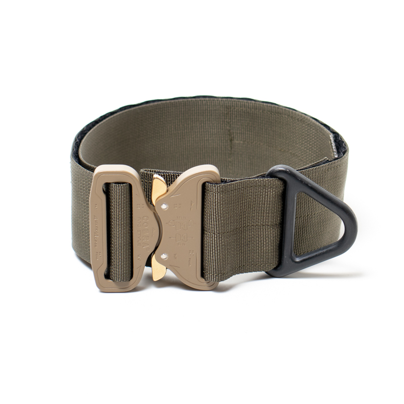 Custom Halsband 50mm Oliv G1 38 - 47cm | Schnalle : Cobra Oliv
