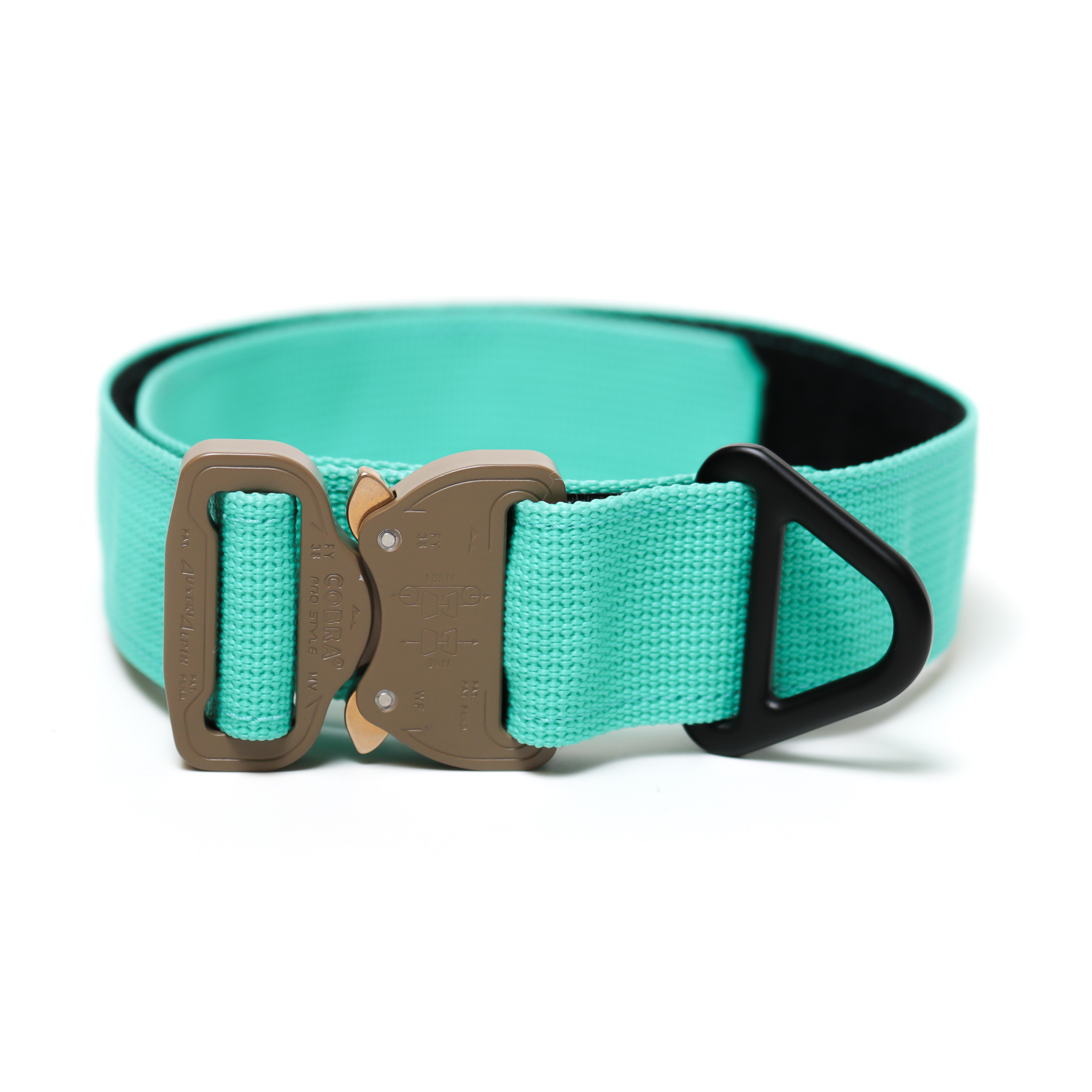 Custom Halsband 40mm Mint G4 58 - 65cm | Schnalle : Cobra Oliv