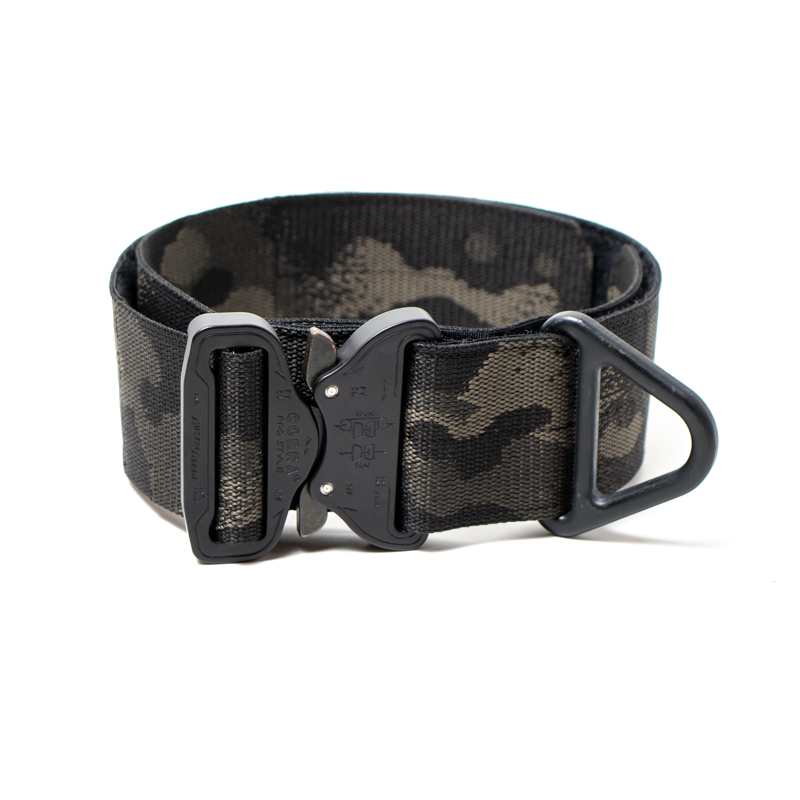 Custom Halsband 50mm Multicam Black G1 38 - 47cm | Schnalle : Cobra Schwarz