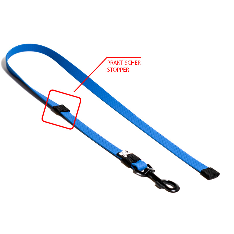 Arbeitsleine Hexa 20mm schwarzen Karabiner 1m Lila