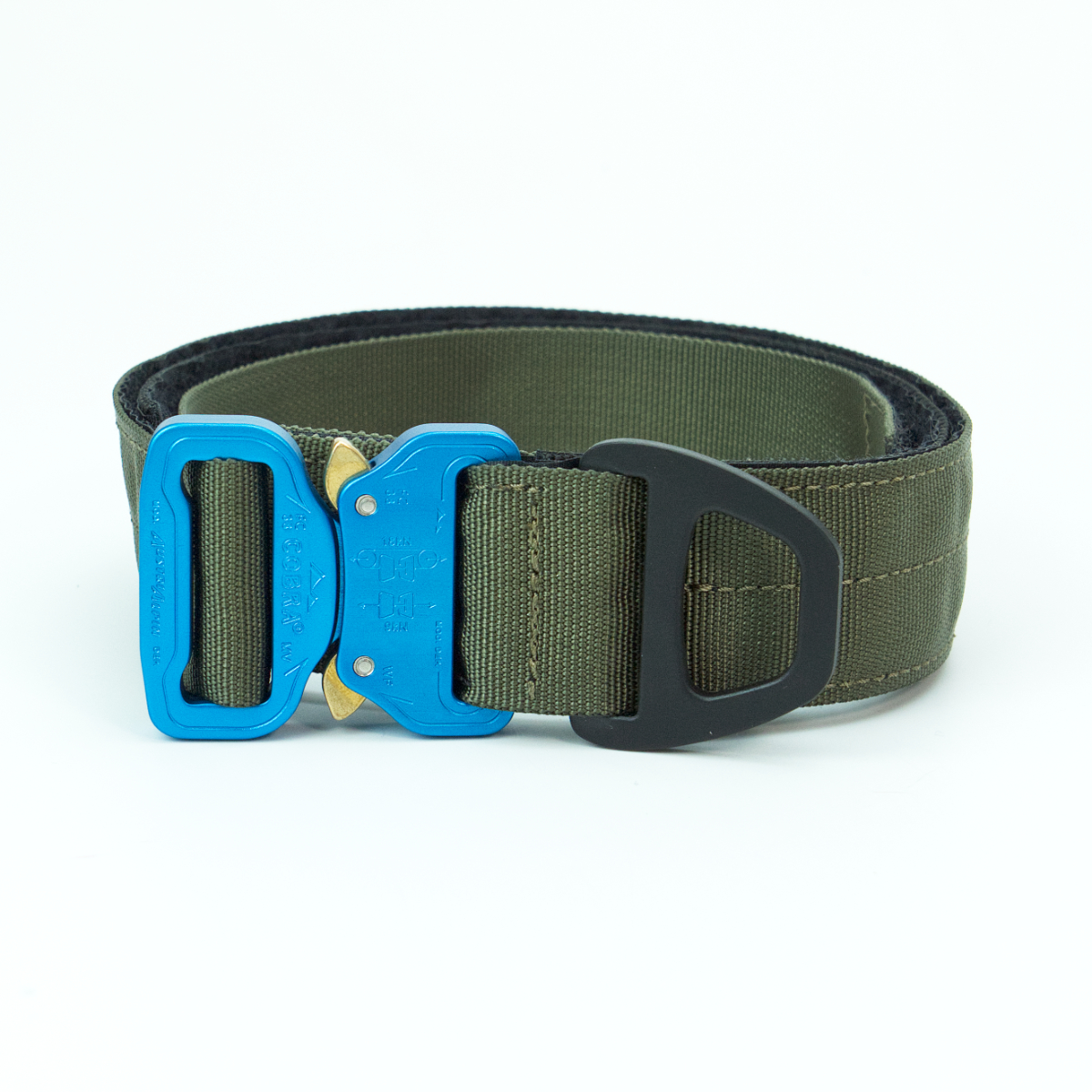 Custom Halsband 40mm Olive G5 63 - 83cm | Schnalle : Cobra Coyote