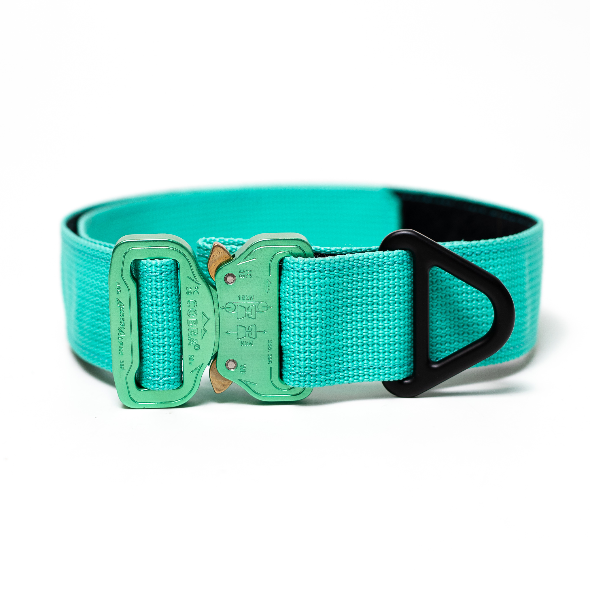 Custom Halsband 40mm Mint G4 58 - 65cm | Schnalle : Cobra Oliv