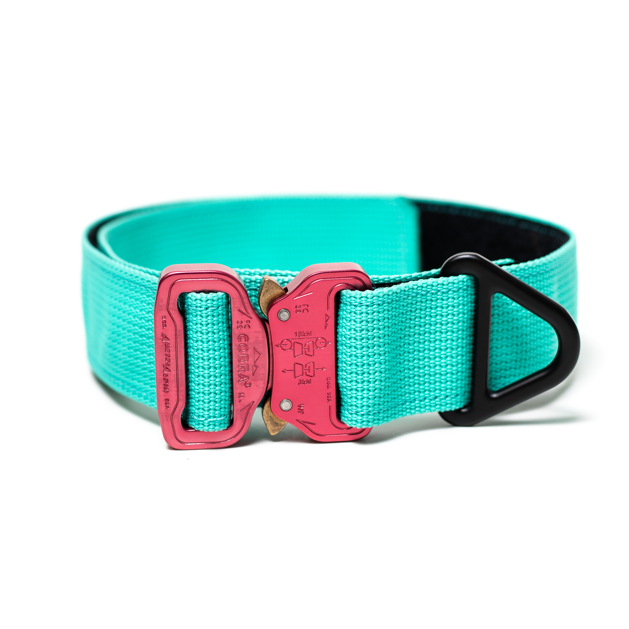 Custom Halsband 40mm Mint G4 58 - 65cm | Schnalle : Cobra Oliv