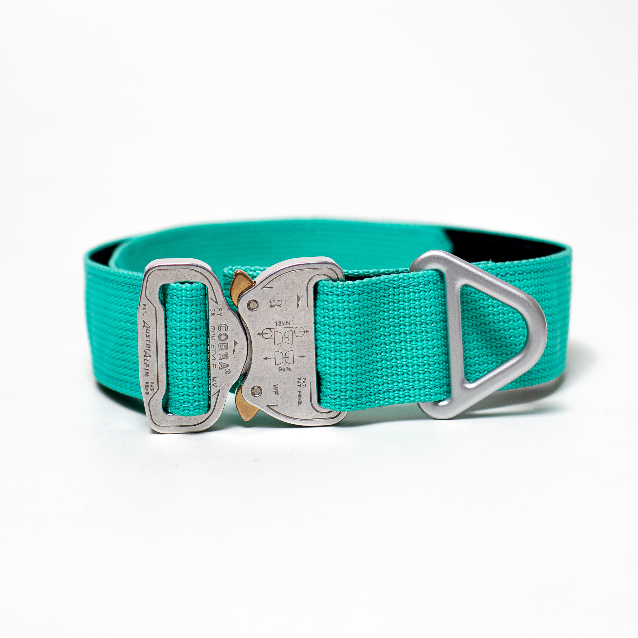 Custom Halsband 40mm Mint G4 58 - 65cm | Schnalle : Cobra Oliv