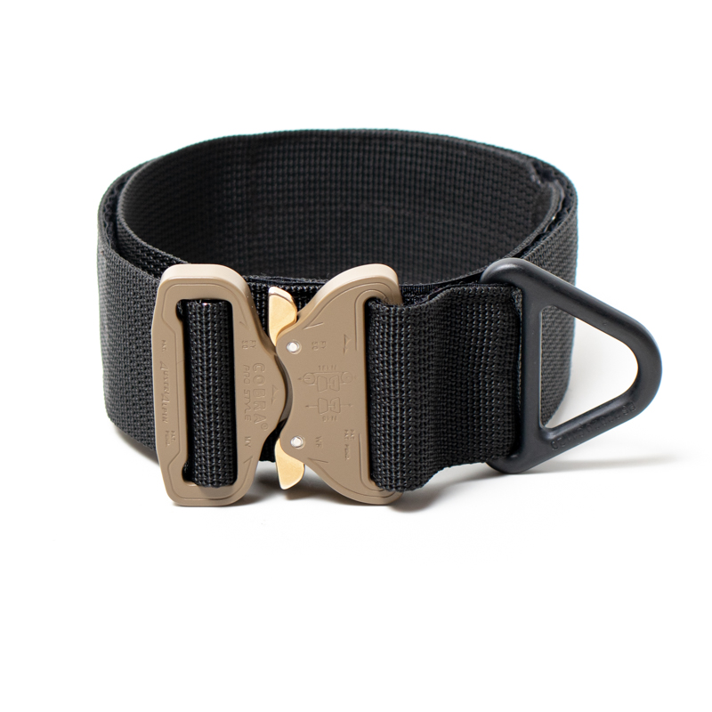 Custom Halsband 50mm Black G4 58 - 65cm | Schnalle : Cobra Oliv