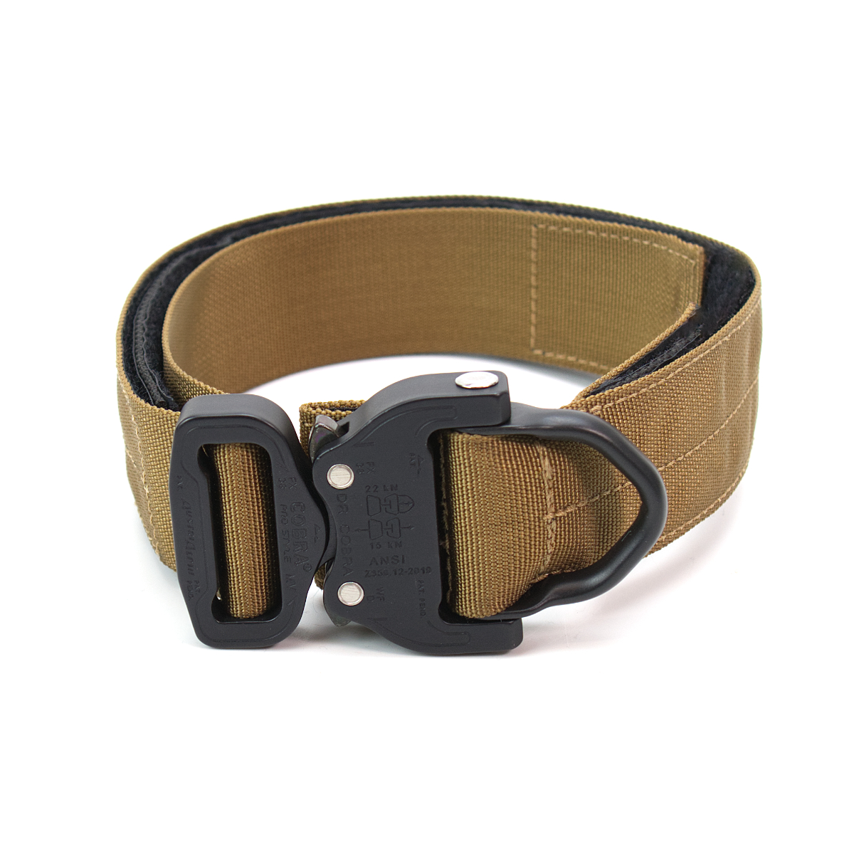 Custom Halsband 40mm Coyote G1 38 - 47cm | Schnalle : Cobra Pink