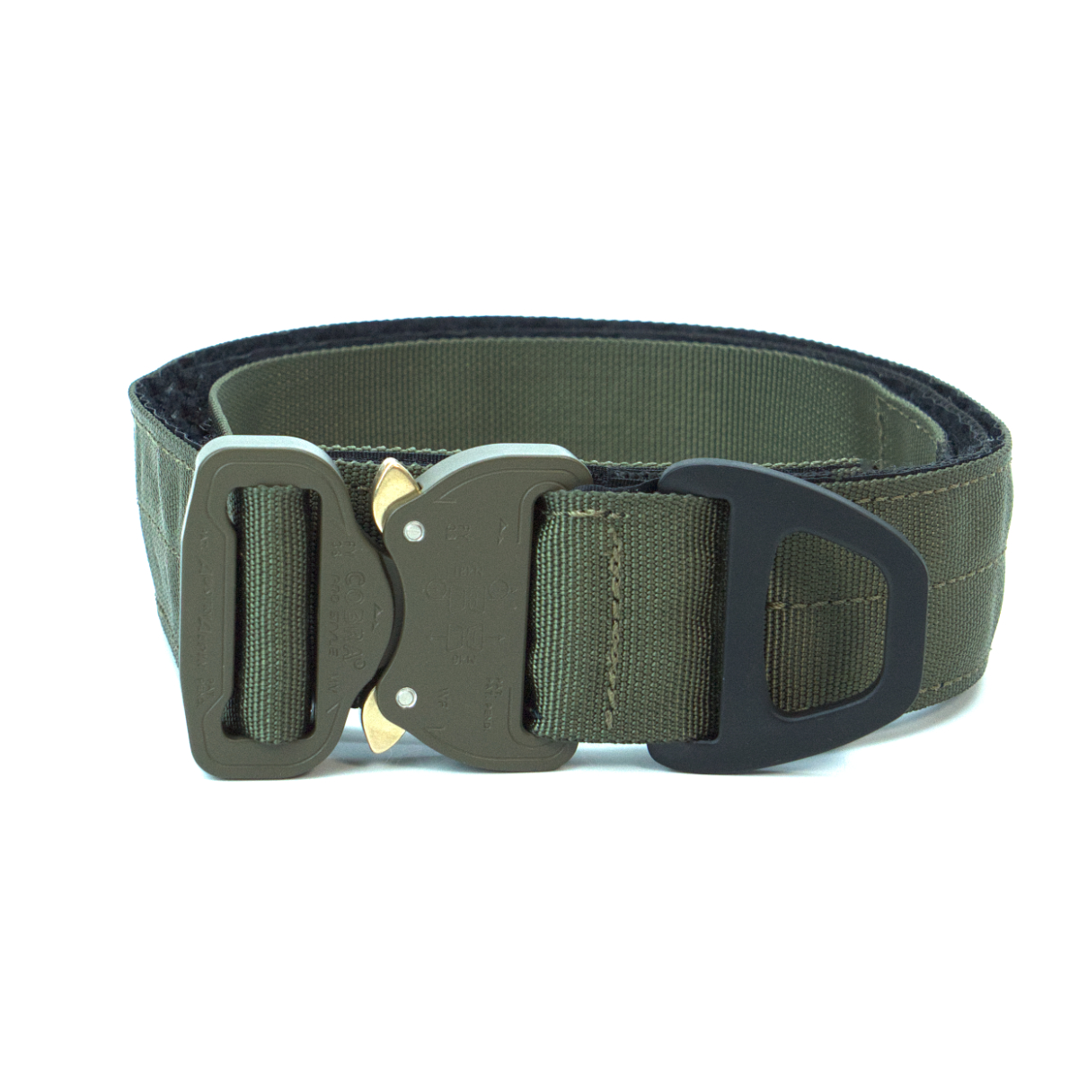 Custom Halsband 40mm Olive G5 63 - 83cm | Schnalle : Cobra Coyote