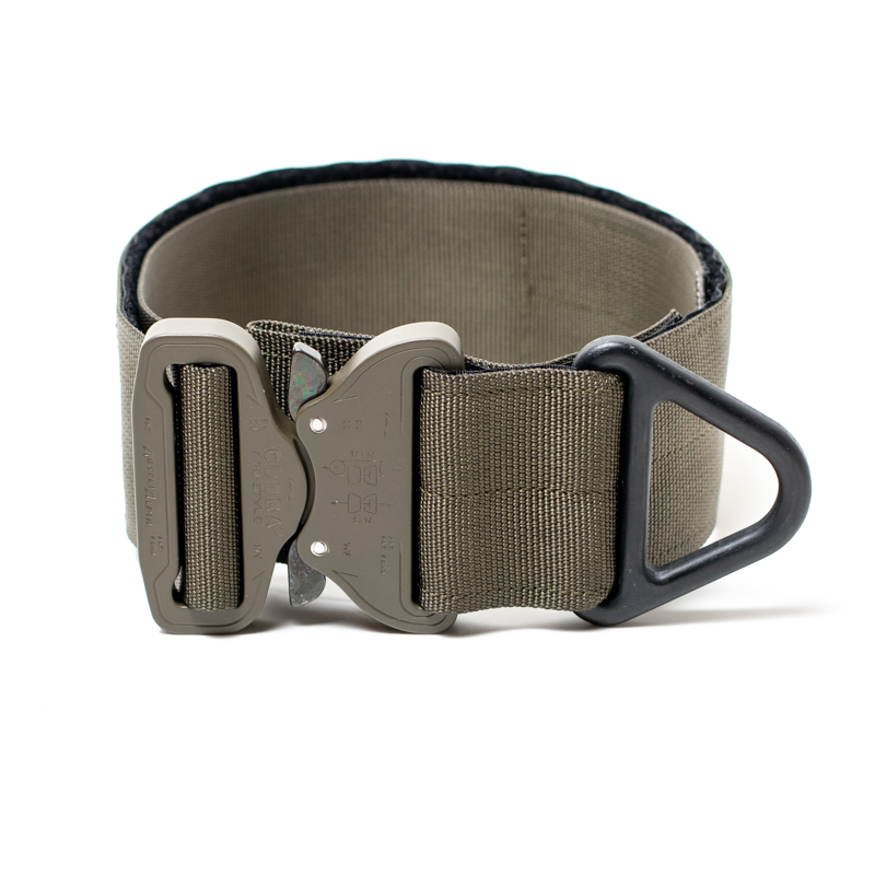 Custom Halsband 50mm Oliv G1 38 - 47cm | Schnalle : Cobra Oliv