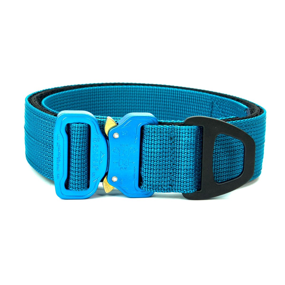 Custom Halsband 40mm Petrol G1 38 - 47cm | Schnalle : Cobra Oliv