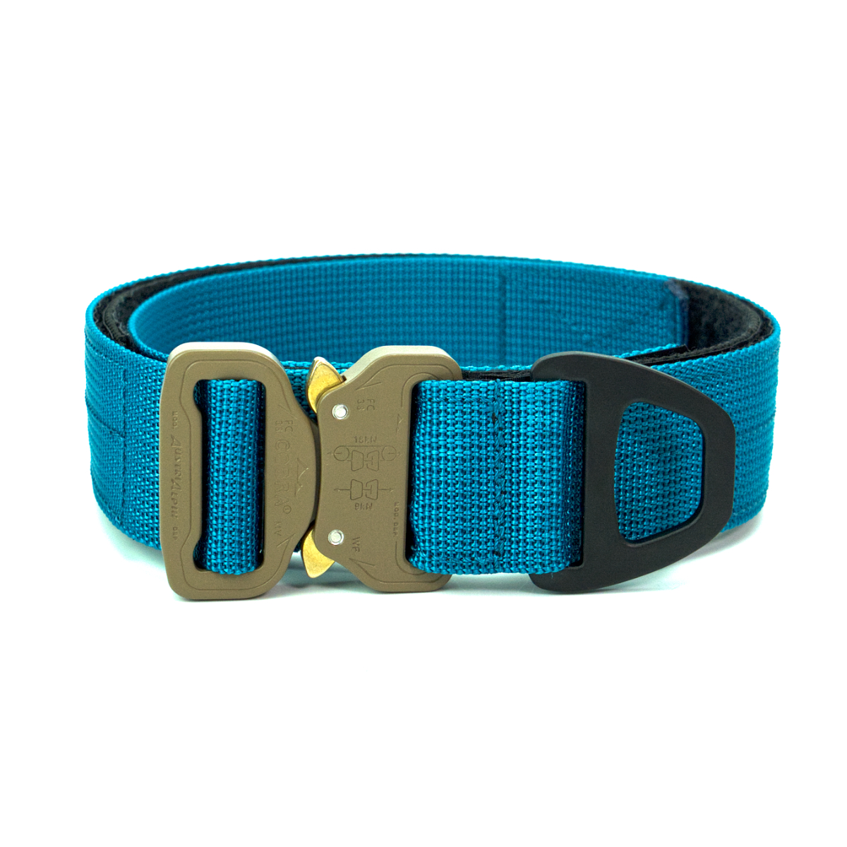 Custom Halsband 40mm Petrol G1 38 - 47cm | Schnalle : Cobra Oliv